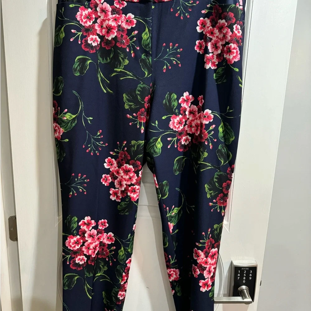 Eloquii Floral Pants Suit Size 14 - Picture 3 of 5